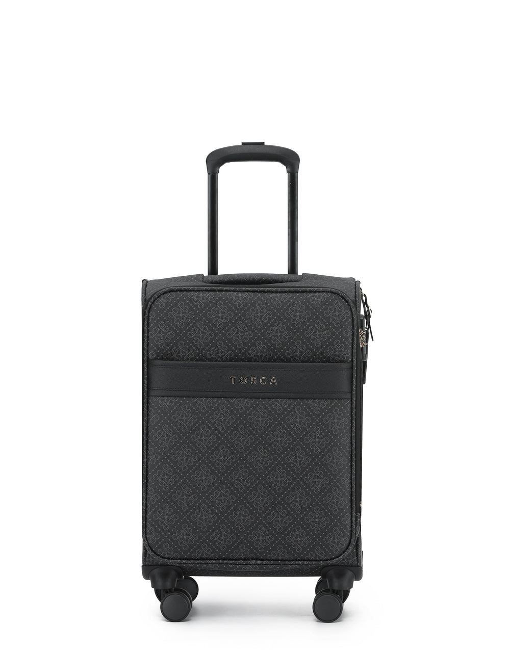 Tosca - Willow 55cm Fashion Carry On Suitcase Spinner - Caviar