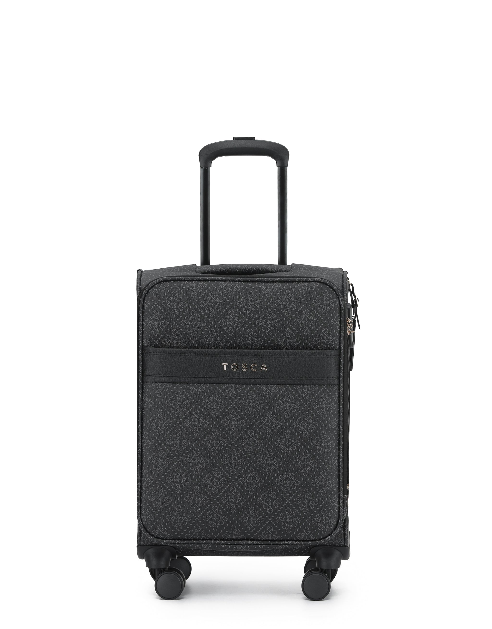 Tosca - Willow Set of 3 (L-M-S) Suitcases - Caviar