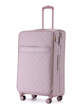 Tosca - Willow 77cm Fashion Large Suitcase Spinner - Misty Rose - 0