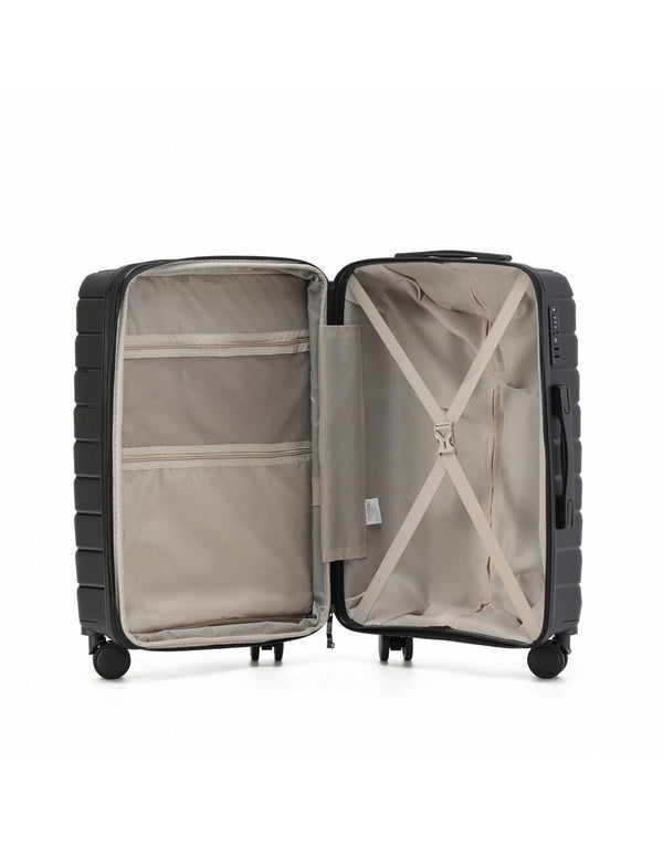 Aus Luggage - Pilot PP 55cm Spinner - Black
