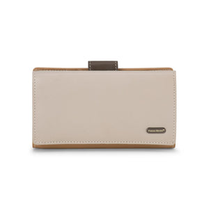 Franco Bonini - 2902 Med Flap Wallet W Zip Around Coin - Bone Multi