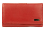 Franco Bonini - 2902 Med Flap wallet w zip around coin - Red