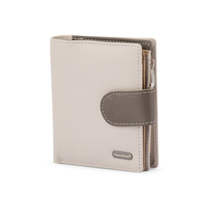 Franco Bonini - 2905 Small Tab Ladies Leather Wallet - Bone Multi