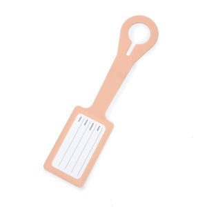 Tosca - TCA065-B Silicone Luggage Tag - Peach