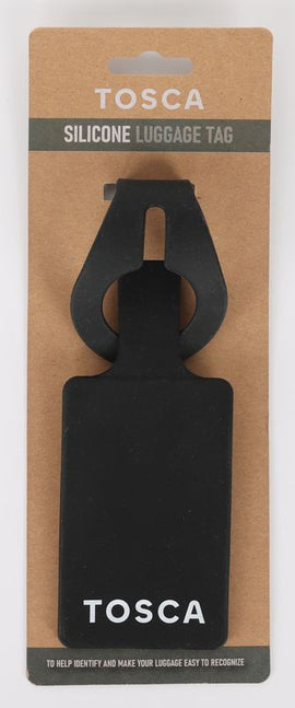 Tosca - TCA065-A Silicone Luggage Tag - Black - 0