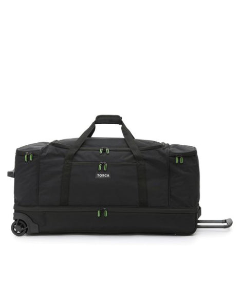 Tosca - TCA798TWJ-A 85cm Wheeled split compartment Duffle - Black