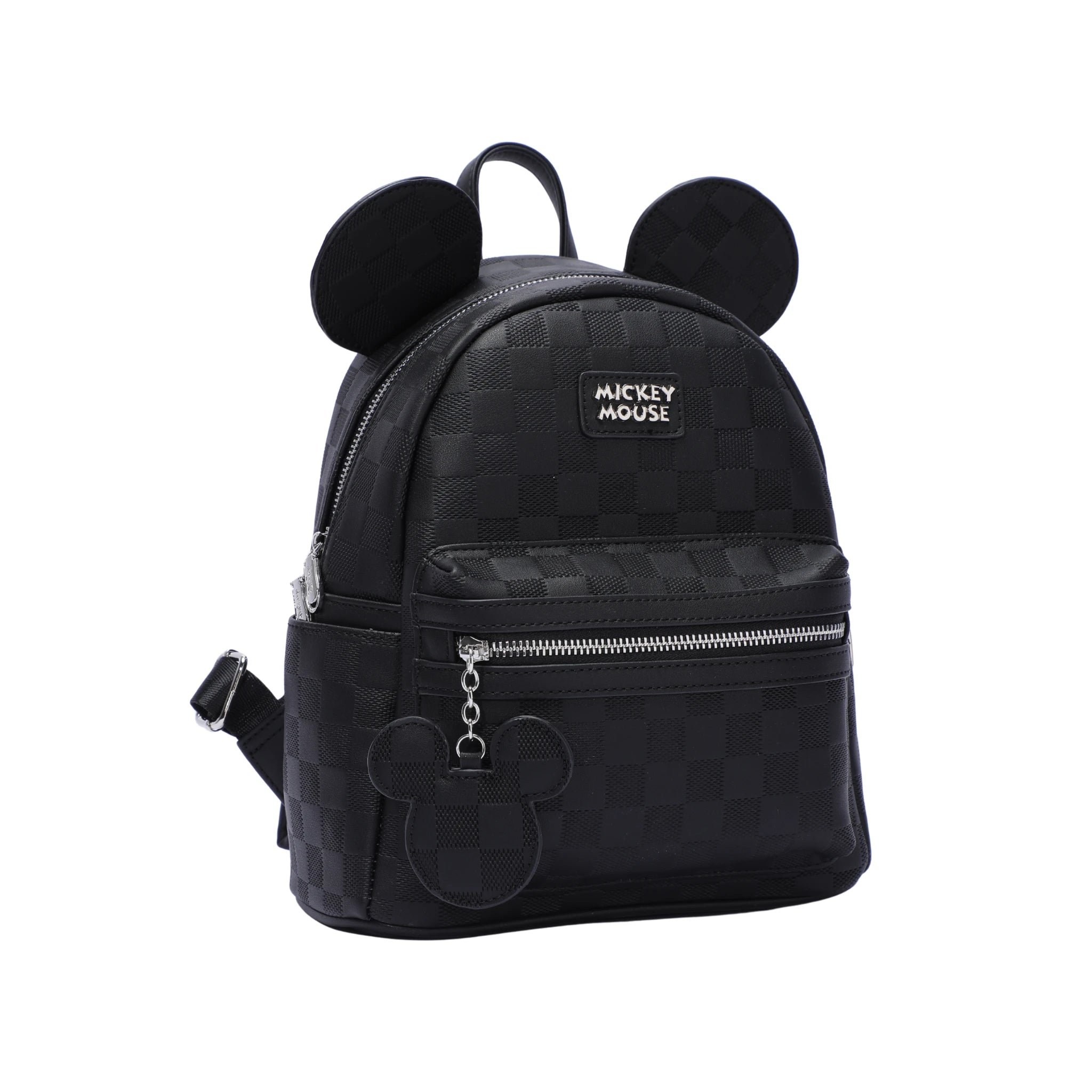 Disney - DIS383 Mickey Deluxe PU Backpack - Black
