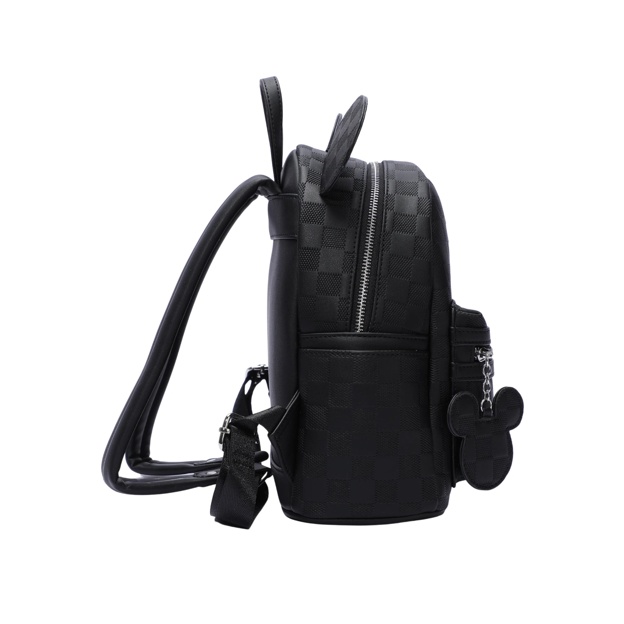 Disney - DIS383 Mickey Deluxe PU Backpack - Black