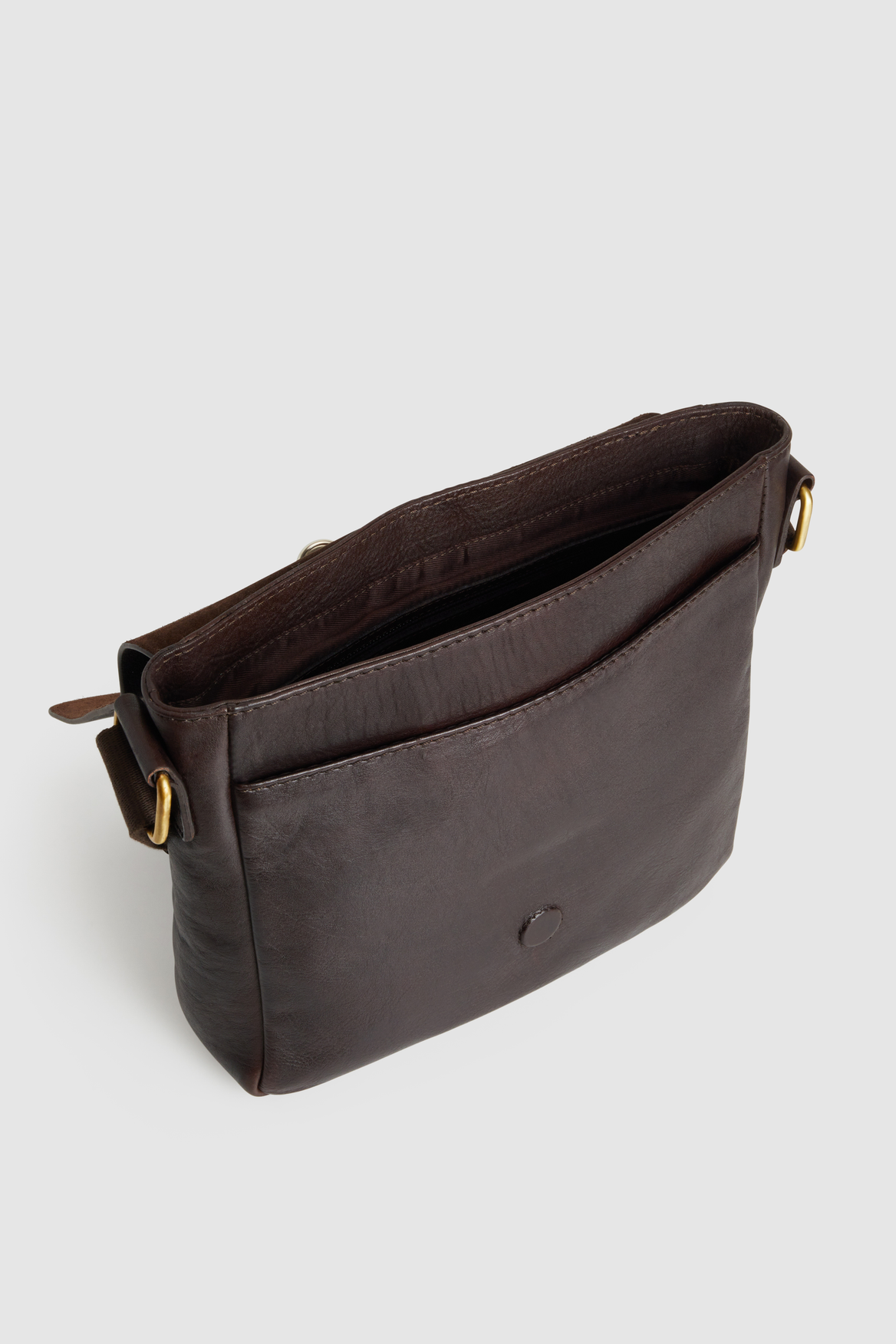 Colorado - 13809 Soft Leather Flap sidebag - Brown