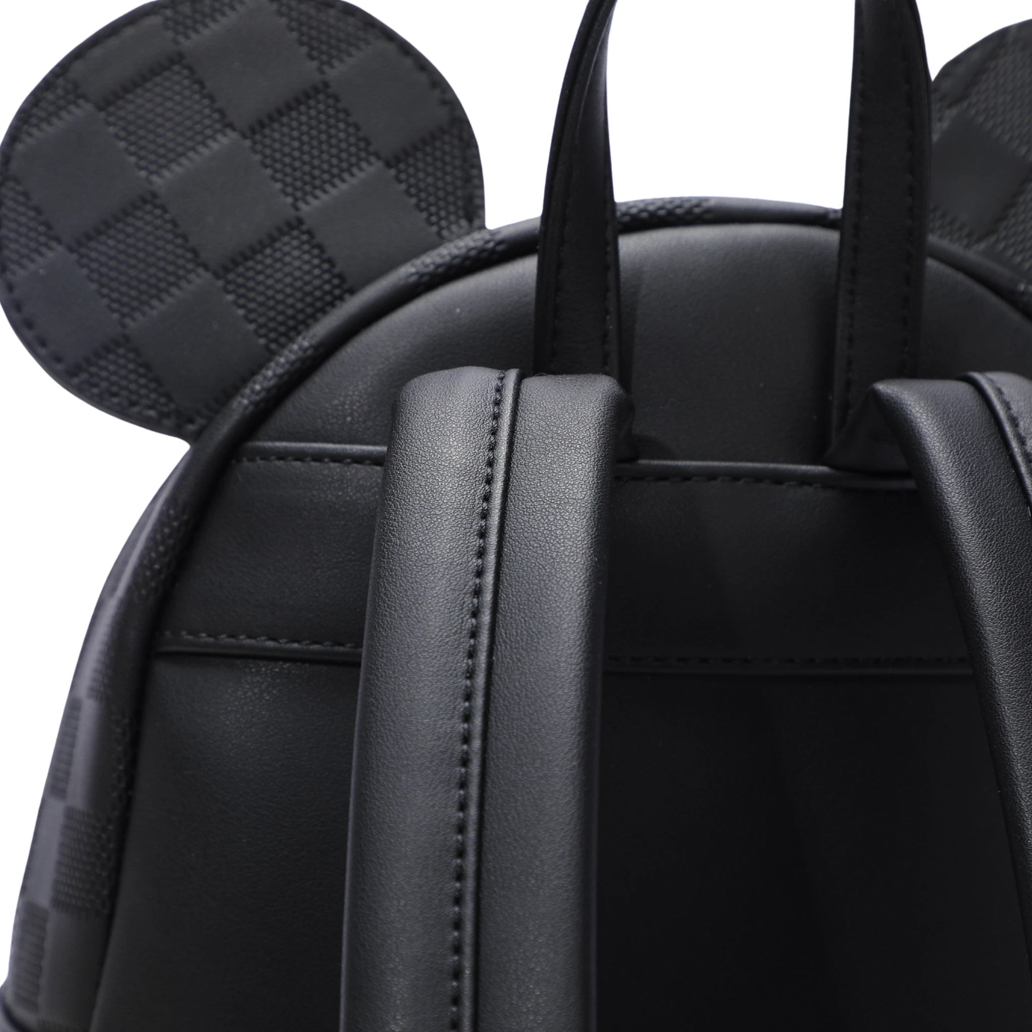Disney - DIS383 Mickey Deluxe PU Backpack - Black