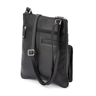 Franco Bonini - 3849 Leather Side Bag - Black