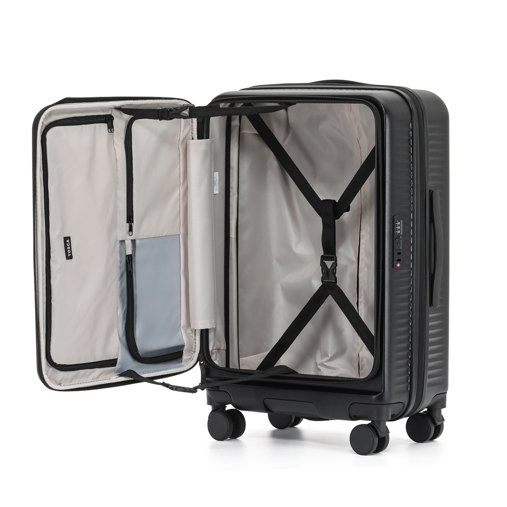 Tosca - TCA225 65cm Medium Zen Top Lid Opening - Black