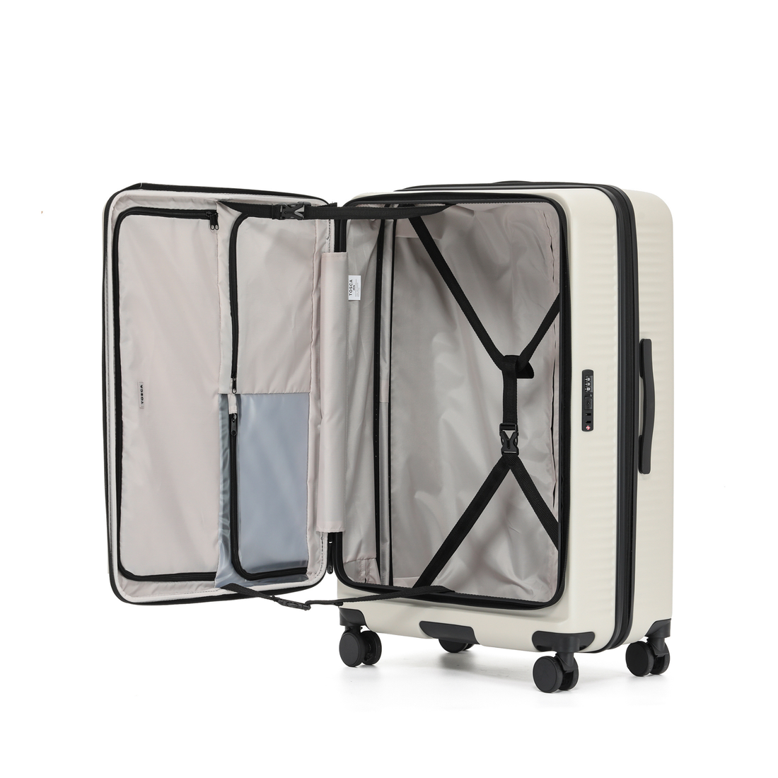 Tosca - TCA225 77cm Large Zen Top Lid Opening - Stone