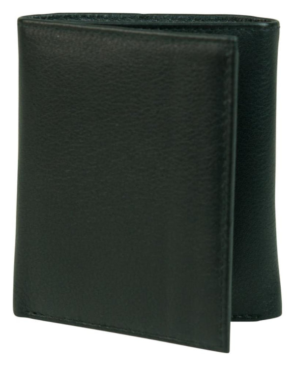 Franco Bonini - Trifold Mens Wallet - 404 Black