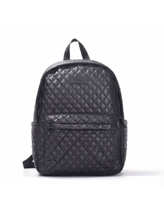 Tosca - MET981 Metro Fashion Quilted15in Laptop Backpack - Black