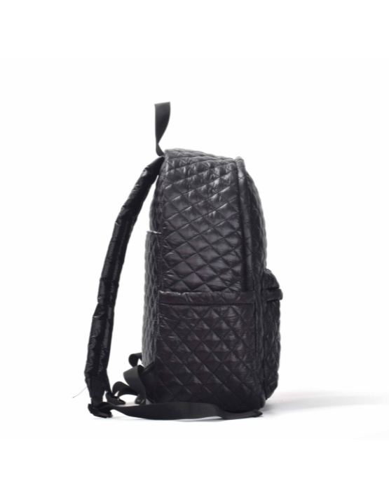 Tosca - MET981 Metro Fashion Quilted15in Laptop backpack - Black