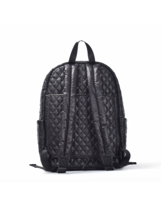 Tosca - MET981 Metro Fashion Quilted15in Laptop backpack - Black