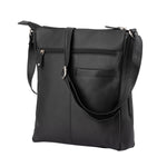 Franco Bonini - 4557 Slim Shoulder Crossbody Leather Bag - Black/Multi