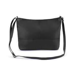 Franco Bonini - 5081 3 Section Leather Handbag - Black