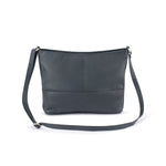 Franco Bonini - 5081 3 section leather handbag - Navy