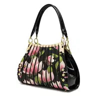 Serenade - SN84-7330 Mila Print Monica Patent leather handbag - Multi