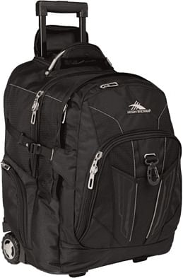 High Sierra - XBT 17 Inch Wheeled Laptop Backpack - Black