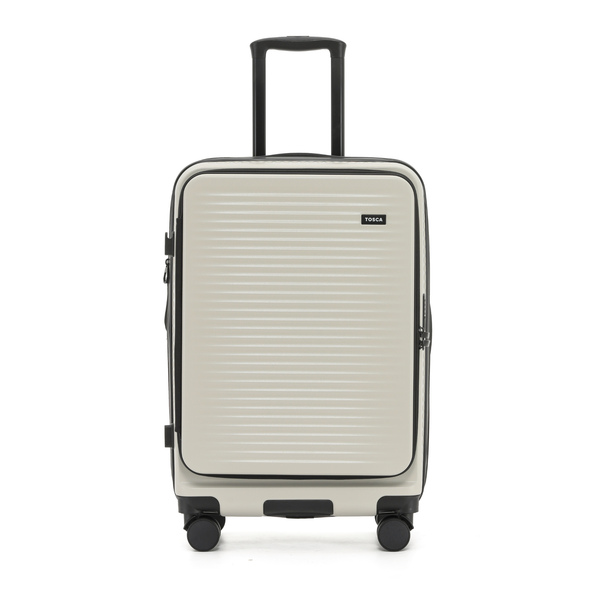 Tosca - Zen Set of 3 (L-M-S) Top Lid Opening Suitcases - Stone
