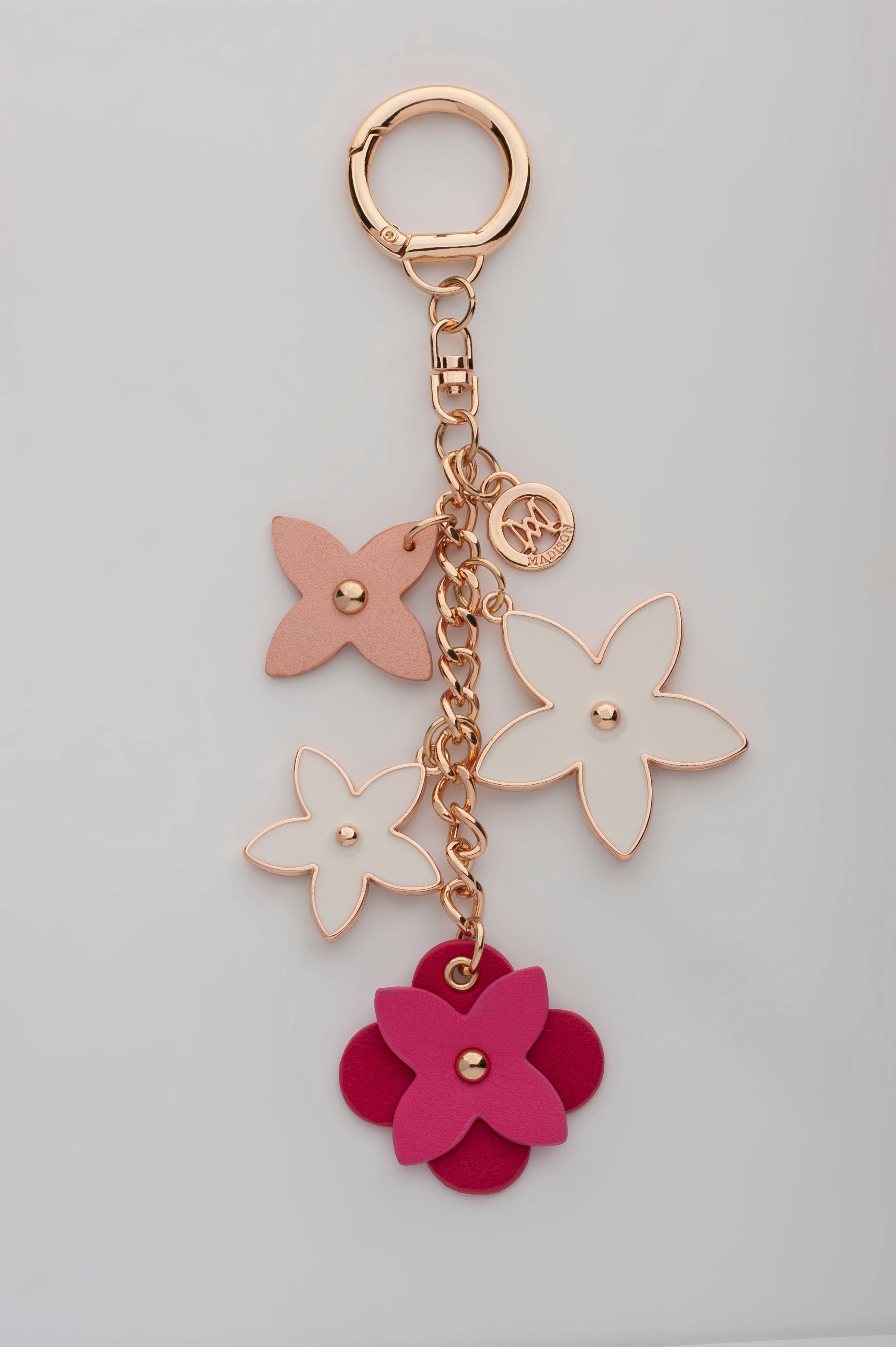 Rose Flower Keychain & Bag Charm
