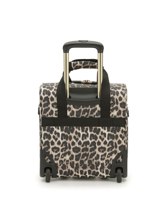 Tosca - AIR5055 Underseat Trolley case - Leopard