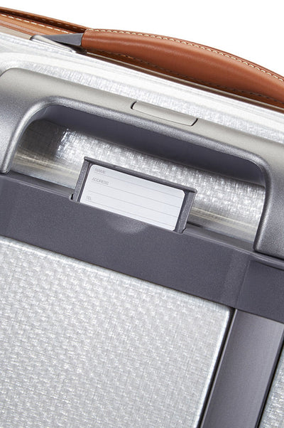 Samsonite - Lite Cube Deluxe 55cm Small 4 Wheel Hard Suitcase - Aluminium - 0