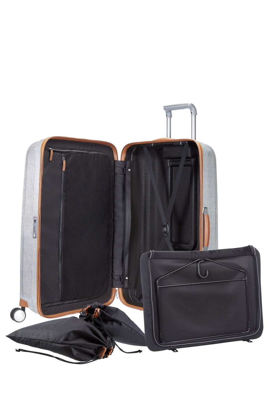 Samsonite - Lite Cube Deluxe 82cm Large Spinner Suitcase - Aluminium