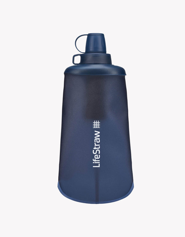 Lifestraw - 650ml Collapsible Squeeze Bottle - Mountain Blue