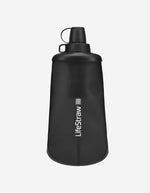 LifeStraw - 650ml Collapsible Squeeze Bottle - Dark Mountain Grey