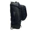 Black Wolf - 85L (+20L) Grand Tour II wheel bag with backpack straps - Deep Well