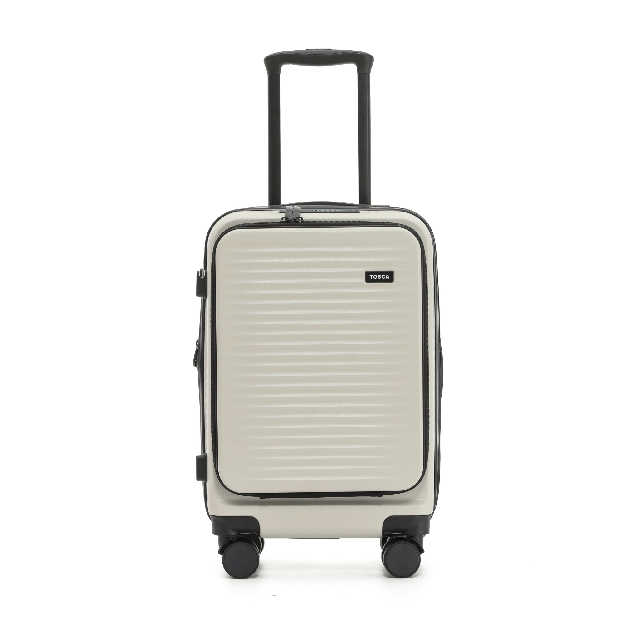 Tosca - ZEN Set of 3 (L-M-S) Top Lid opening Suitcases - Stone