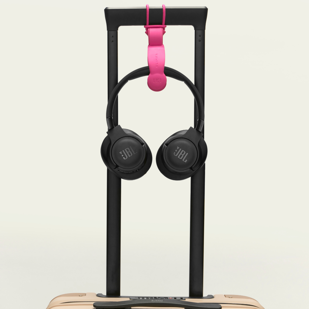 Klipsta - Flex Clip Hands Free Bungee - Hot Pink
