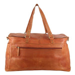 Pierre Cardin - PC3342 Leather wide opening overnight bag - Cognac