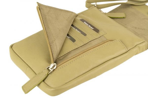 Franco Bonini 7020 New Brown Leather Small Crossbody Phone Bag