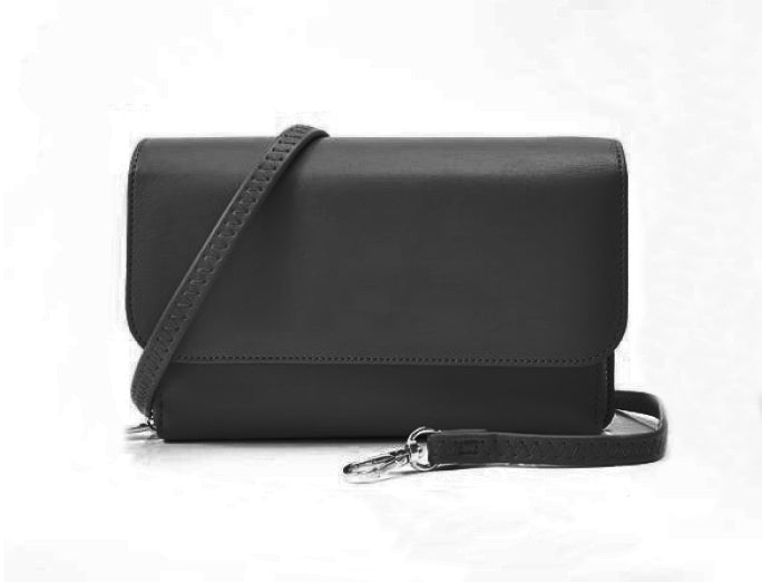 Gianotti - 827-87 Small Handbag purse with strap - Black
