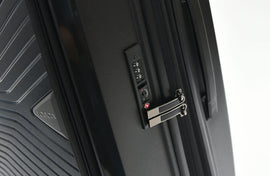 Tosca - Space X 25in Medium dual opening Suitcase - Black - 0