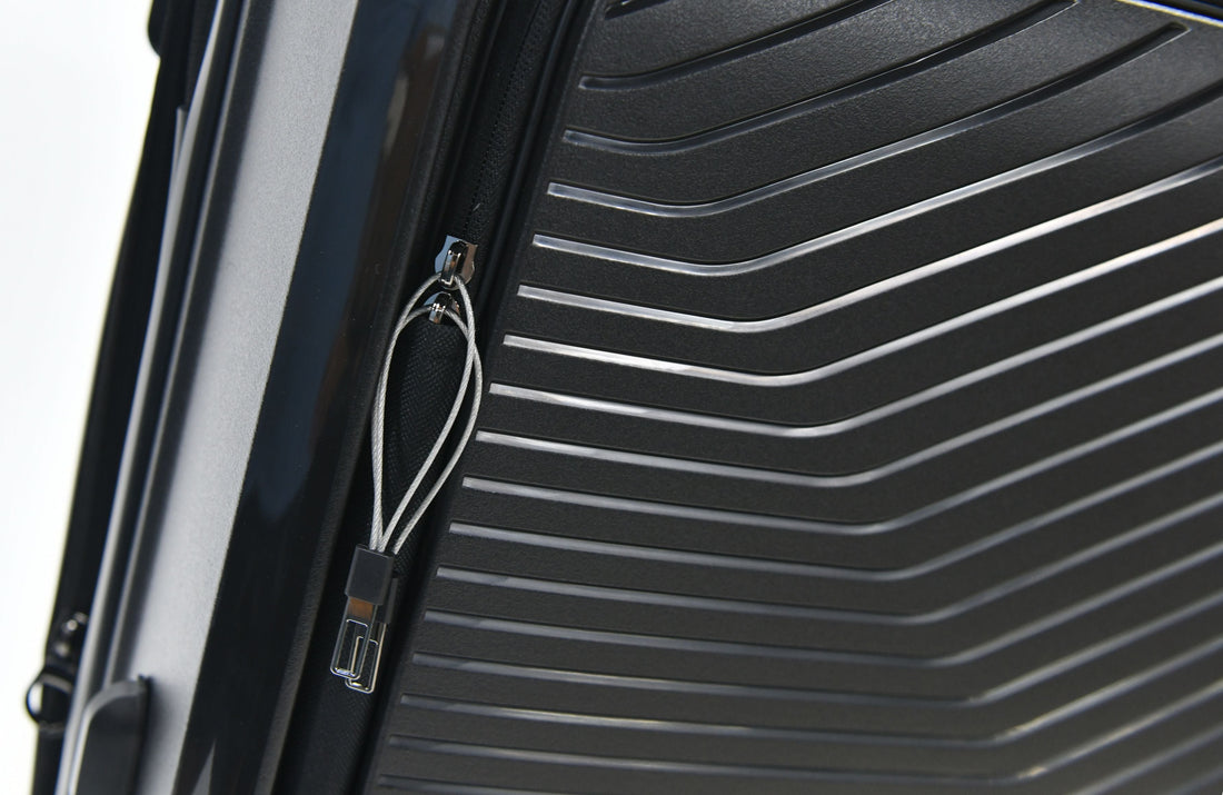 Tosca - Space x 25in Medium Dual Opening Suitcase - Black