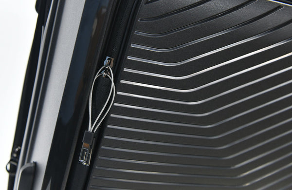 Tosca - Space x 25in Medium Dual Opening Suitcase - Black