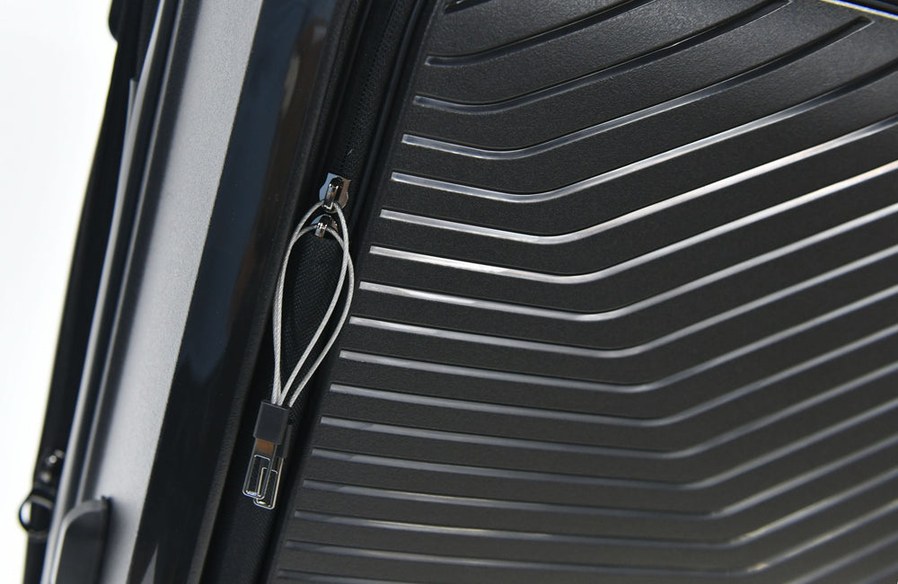 Tosca - Space x 29in Large Dual Opening Suitcase - Black