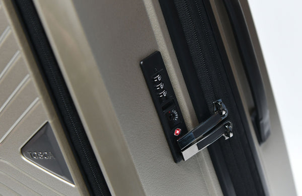 Tosca - Space x 29in Large Dual Opening Suitcase - Champagne