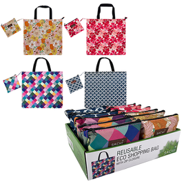 Sachi - Large Folding Shopper - Assorted