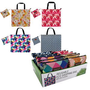 Sachi - Large Folding Shopper - Assorted