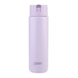 Oasis - 8867 MODA 700Ml Ceramic tripple wall insulated Bottle w Straw - Orchid