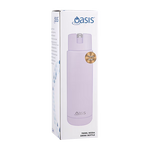 Oasis - 8867 MODA 700Ml Ceramic tripple wall insulated Bottle w Straw - Orchid