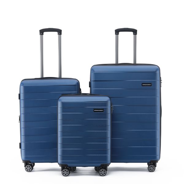 Aus Luggage - ALC250-3A VORTEX Set of 3 suitcases - Blue