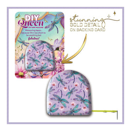 Lisa Pollock - TMP03 3m Tape Measure - Delightful Dragonflies